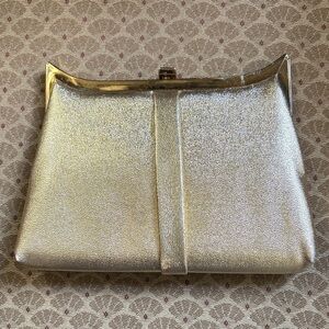 Chic Gold Evening Clutch